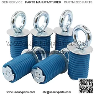 Pack of 6 Twist Lock & Ride Hole Tie Down Anchor for Polaris S 900 XP 4 1000 ATV Cargo