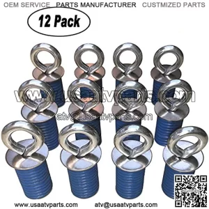 ATV Anchors to fit Polaris Lock & Ride ATV Tie Down Anchors Made to fit and Sportsman - Set of 12 Anchors - These DO NOT FIT Ranger