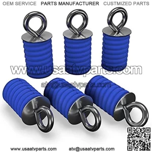 ATV Anchors to fit Polaris Ranger & General Lock & Ride - ATV Tie Down Anchors Set of 6 - OEM Quality Fit ATV Lock and Ride Accessories - Patented Design - Will NOT FIT RZR