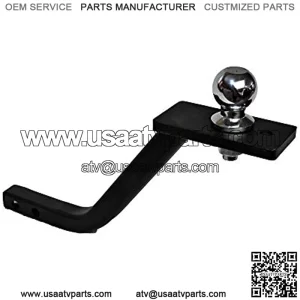 1 1/4" Receiver Hitch Riser and Extender with 2" Ball