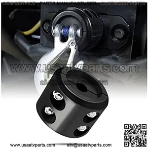 Cable de Goma Universal Cable de Gancho Tapn Savector Ajuste para los cabrestantes ATV UTV FIT FOR Polaris RZR 900 1000 para Can-Am Maverick X3