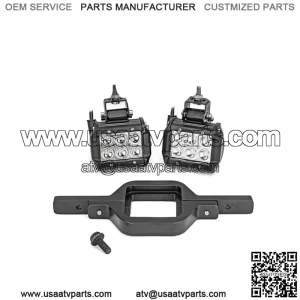 Rear Trailer Tow Hitch Receiver + LED Light Pod For Jeep Grand Cherokee Wrangler