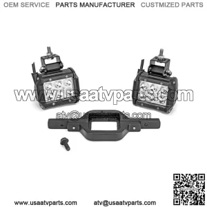 For Ford F150/250/350 Backup Reverse Trail Tow Hitch Rear Bumper LED Light Bar