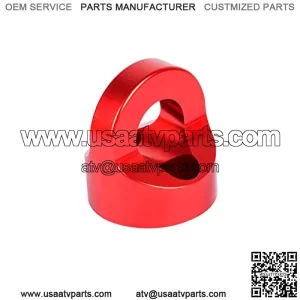 Goldfire RZR Accessories, Front Tow Hook Billet Aluminum Tie Anchor Towing Hooks for Polaris RZR Turbo XP 4 1000 2014 2015 2016 2017 2018 2019 2020 (Red)