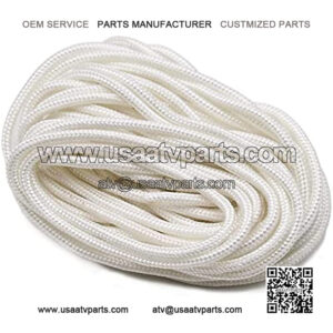 PRO BAT Recoil Starter Rope Pull Cord, 10-Meter (Dia. 4.5mm) Smooth Braid Nylon Recoil Pull Starter Rope for Large Mowers, Snow Blowers,Augers, Large Chainsaws,ATC,ATV,Snowmobiles