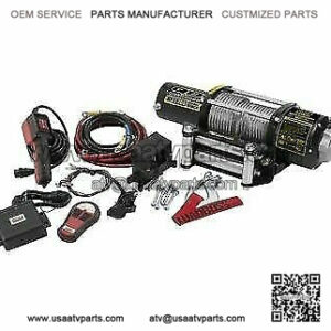 QuadBoss 5000 lb ATV/UTV Recover Winch with 50 ft. Wire Cable  RP5000QB