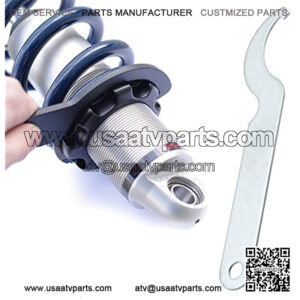 2Pcs 6.1" Universal Shock Absorber Pre Load Spanner Wrench Tool for Motorcycle ATV Snowmobile Dirt Bike Kawasaki Yamaha Honda (Silver)