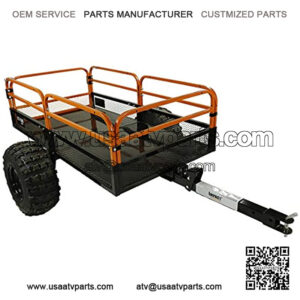 MotoAlliance Impact ATV/UTV Heavy Duty Utility Cart Cargo Trailer 1500lb Capacity 15 cu. ft.