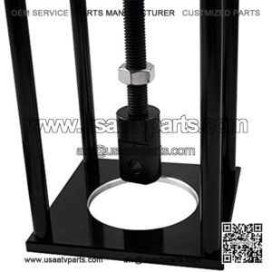 Black Motorcycle ATV UTV Rear Shock Spring Compressor Tool Universal Compatible with Honda Yamaha Suzuki Kawasaki