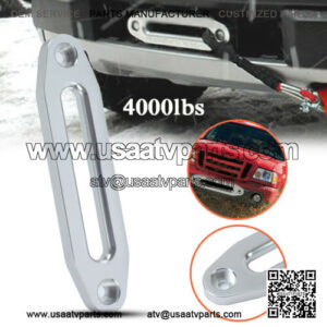 4000lbs Alumimum Hawse Fairlead For Synthetic Winch Rope Cable Lead SUV ATV UTV