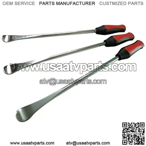 Long 14.5" Tire Lever Tool Spoon Motorcycle Bike Tire Change Kit Dirt Bike Touring Set of Three