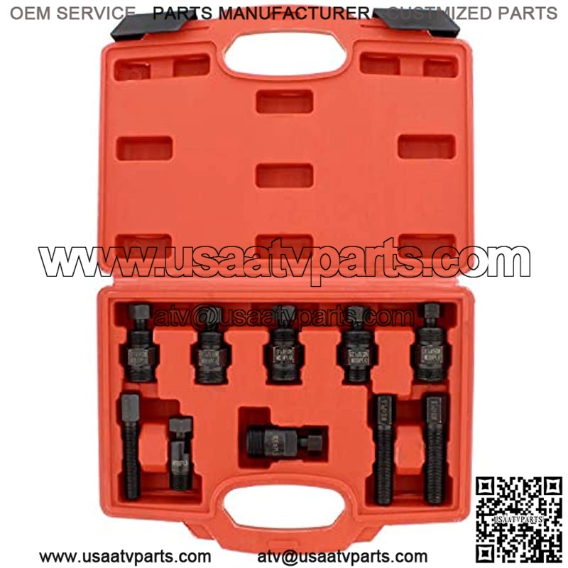 Fly Wheel Puller Motorcycle Flywheel Puller Set Flywheel Puller Tool, Universal Flywheel Puller Set Metric, 10pc - Image 4