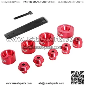 Wheel Bearing Driver Tool Set Fits for MX Motorcycles ATVs 12-25mm 32-47mm Replaces 08-0551