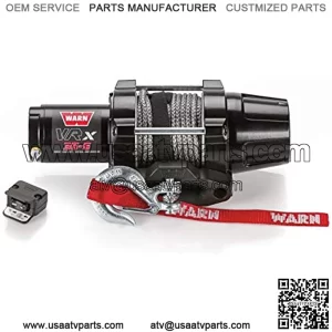 101030 VRX 35-S Powersports Winch with Handlebar Mounted Switch and Synthetic Rope: 3/16" Diameter x 50' Length, 1.75 Ton (3,500 lb) Capacity