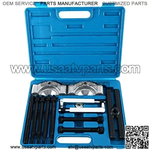 8milelake Gear Puller and Bearing Separator Splitter Tool 14PC Vehicle Gear, Pulley, Steering Wheel, Ball Bearing Set