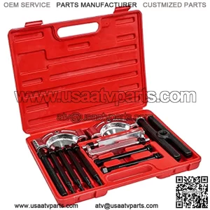 Gear Puller and Bearing Separator Splitter 14-Piece Set  Vehicle Gear, Pulley, Steering Wheel, Ball Bearing