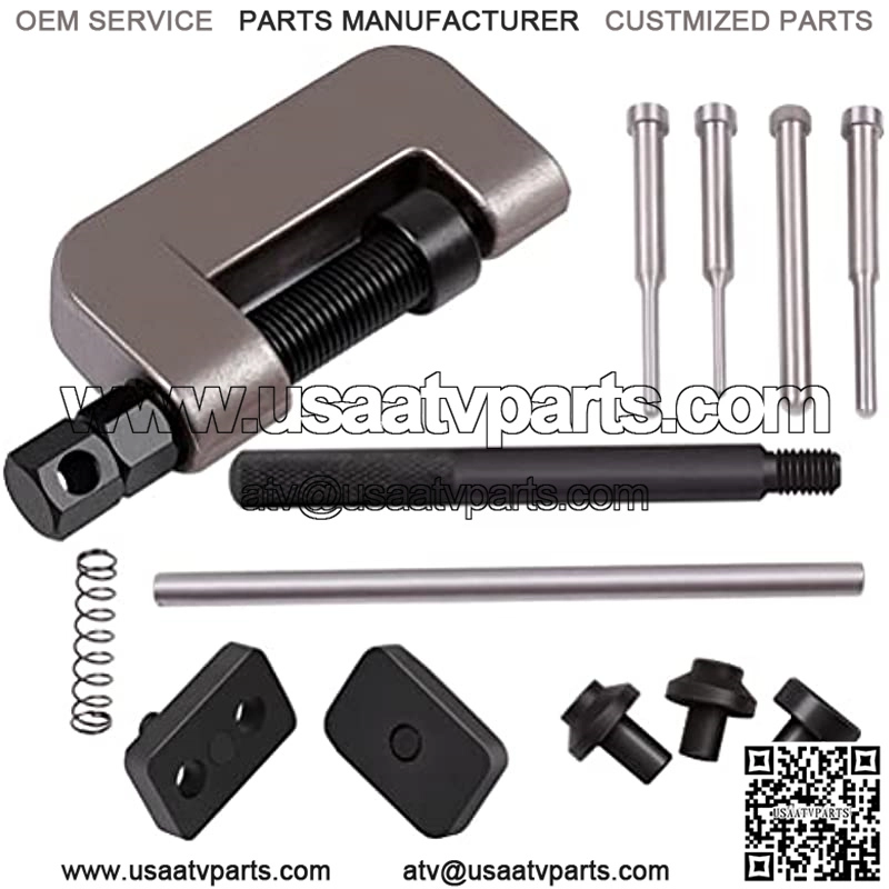 Fit ATV Bike Motorcycle Cam Drive Chain Cutter Breaker Riveting Rivet Tool Kit Chain Pins Rivet Pin Spring - Image 3