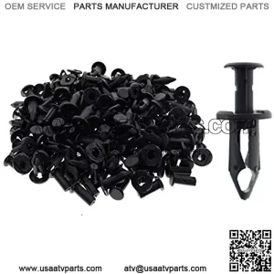100 x ATV Fender Clips Push Retainer Fasteners Fit Honda 90653-HC4-900 7661855