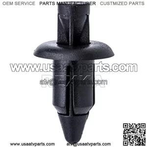 25pcs M6 Fender Clip Retainer Bumper Nylon Push Rivet Pins Compatible with Honda Kawasaki Suzuki GSX-R Yamaha YZF R1 R6