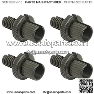 Clucth Brake Cable Adjuster For Honda Yamaha Kawasaki Suzuki ATV Motorcycle 8mm Universal Cable Adjuster Nut Bolts(Black)