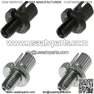 DZS ELEC 4pcs Motorcycle 8mm Clutch Brake Cable Regulator Olives and Silver 28mm Length Clucth Brake Cable Adjuster for Motorcycle Universal Cable Adjuster Nut Bolts