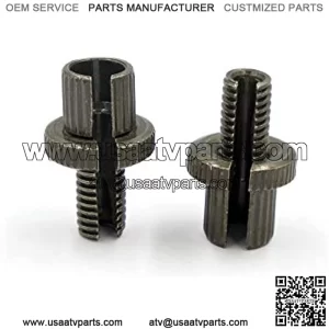 2pcs Screw Metric MOTORCYCLE ATV Clutch Brake Cable Adjuster YZ CR KX RM (8MM, Green)