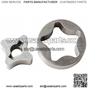 Bomba de Aceite de Rotor Exterior e Interno Compatible con CFX8 800CC ATV Uforce UTV CF Moto El Motor Mejora Las Piezas 0800-070001 0800-070002 0gr0-0700A0