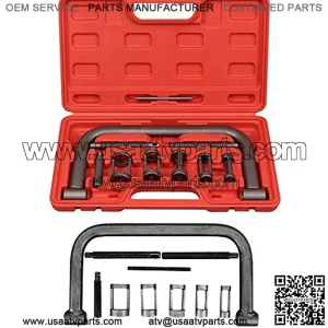 10 piezas compresor de resorte de vlvula maciza, kit de herramientas de compresin automtica para ATV, coche, motocicleta, equipo de vehculos peques, herramienta de automocin, juego de servicio