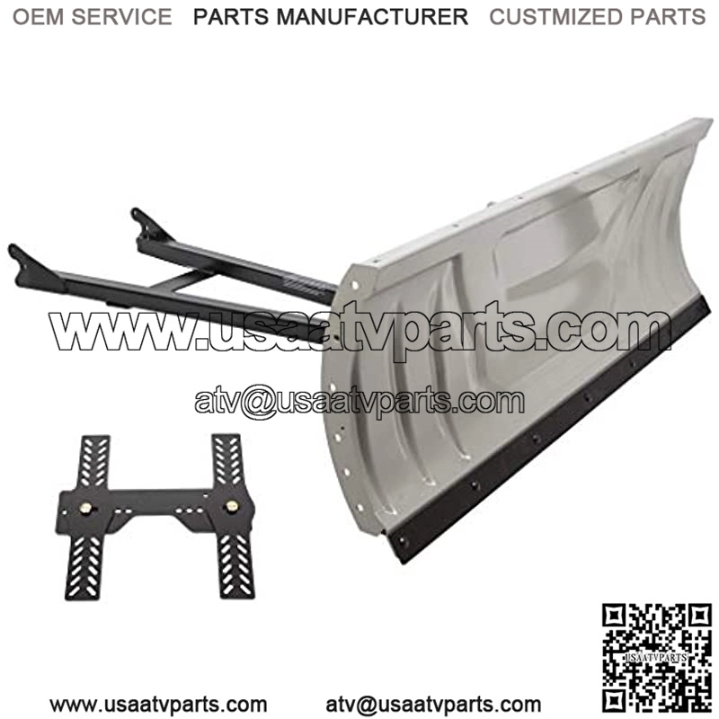 Adjustable Snow Plow Blade Universal Complete Kit Package 48 Inch Compatible with ATV Honda Kawasaki Aeon Crossland Arctic-Cat Alterra Utility XR Snow Plow Blade 2 Packages - Image 3