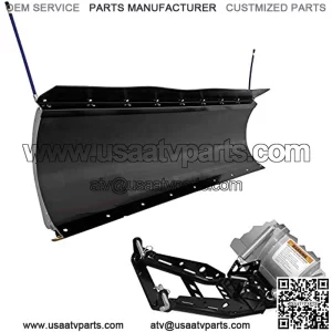 New 66" Pro-Poly Snow Plow & Mount - 2014-2017 Honda Pioneer 700 2-Seat UTV