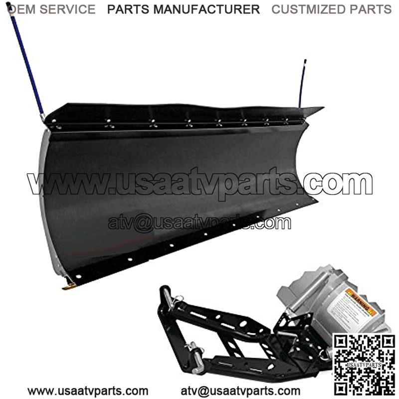 New 66" Pro-Poly Snow Plow & Mount - 2014-2017 Honda Pioneer 700 2-Seat UTV
