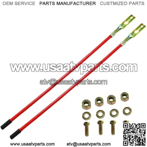 Snow Plow Blade Guides 27" Extended Markers with Accessories Fit for Blizzard SNO-Way Western Snow plows 62265 Red Eye Catching