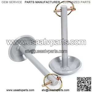 Snow plow Shoe Skid Snowplow Replacement Compatible with Moose ATV UTV (New Pair!!)