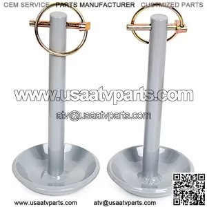 New Pair of Replacement Snow Plow Shoe Skid Snowplow Compatible with Moose ATV UTV