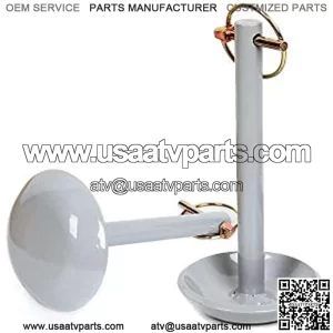 Set of 2 Snow Plow Blade Skid Shoes ATV UTV Shaft 5/8 in. Shoe 3 1/2 in.