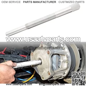 Primary Drive Clutch Puller Removal Tool for Polaris 1985-2016 RZR Ranger Sportsman Scrambler Replace 2870506, Hardened Material 2 Year Warranty.