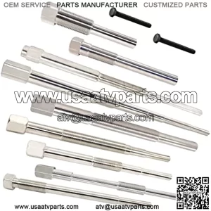 Hardened Primary & Secondary Clutch Puller Tool kit. Contains 10 Different Models And Sizes of Clutch Puller Tools. Suitable for Golf Carts, Kawasaki, Arctic Cat,Can-Am, Polaris Motorcycle