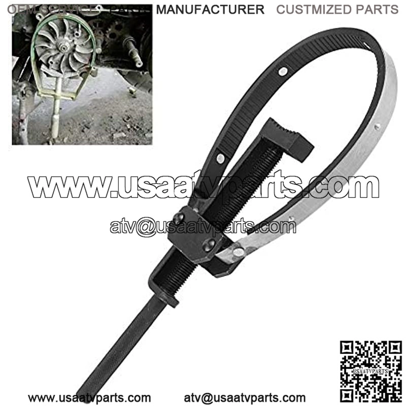 Flywheel Holder Motorcycle Spanner Wrench Clutch Adjustable Wrench Holder, Flywheel Pulley Holder 330mm/13in Motorcycle ATV Clutch Flywheel Holding Tool Clutch Hub Basket Gear Holder Tool - Image 2