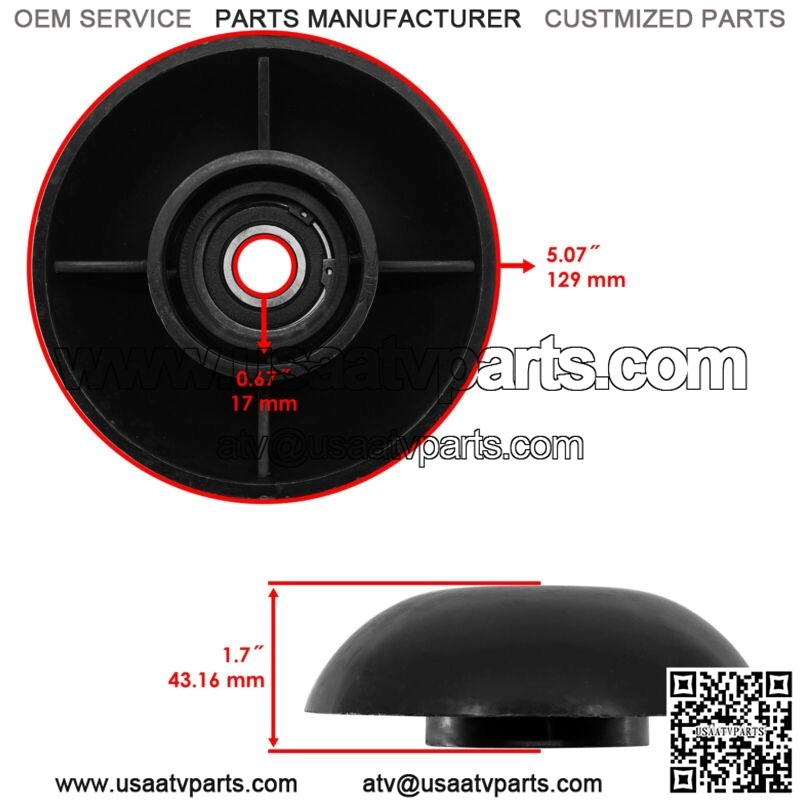 5x Trimmer Mow Ball For Husqvarna HU625HWT PPWT60022 532182217 182217 - Image 2