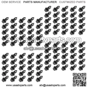 100 Fender Rivet Clips for Polaris Sportsman 500 / Sportsman 570 800 7661855 (For: Polaris Sportsman 570)