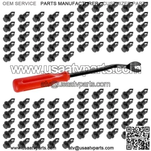 100 Fender Rivet Clip Tool for Polaris Sportsman 500 / Sportsman 570 800 7661855 (For: Polaris Sportsman 570)