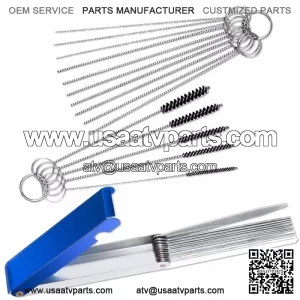 Carburetor Cleaning Kit Carb Dirt Jet Cleaner Tools 20 Needle 13 Wires Brush