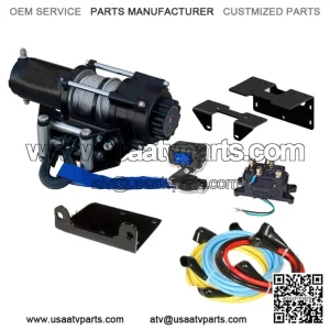 CFMOTO Cforce 400 Winch and Mount Plate Kit 2022-2024 2000 lb CF Moto 400