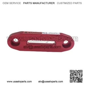 Red X-ATV fairlead for synthetic winch rope (2500-3500lb)