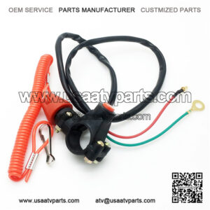 ATV engine rope lanyard stop switch safety tether