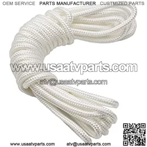 PRO BAT 4.5mm Recoil Starter Pull Cord Rope 10-Meter Pull Cord Rope for Lawanmower Strimmer Chainsaw Grass Strimmers Lawn Mowers Leaf Blowers Stone Cutters Brush Cutter Engine Parts (4.5mm10m-1)