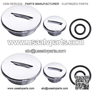 Two Set Of Quad Engine Stator Side Cover Caps W/Seals 50cc 70cc 90cc 110cc 125 cc Fit for ATV BMS Roketa SunL Coolster By