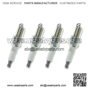 4pcs 07-13 Honda TRX420FE FourTrax Rancher 4X4 ES NGK V-Power Spark Plugs kf