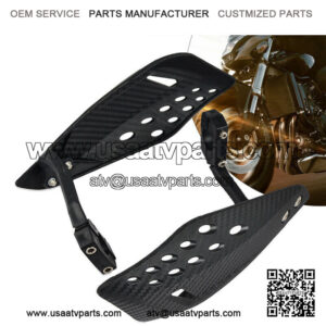 One Pair 7/8" Handle Bar End Hand Guards Protector For Motorcycle Dirt Bike ATV