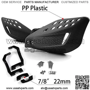 Dirt Bike Handguards ATV Handguards Motorcycle Universal Handguards for Off-Road Motocross Enduro Handguards Replacement 7/8" 22mm